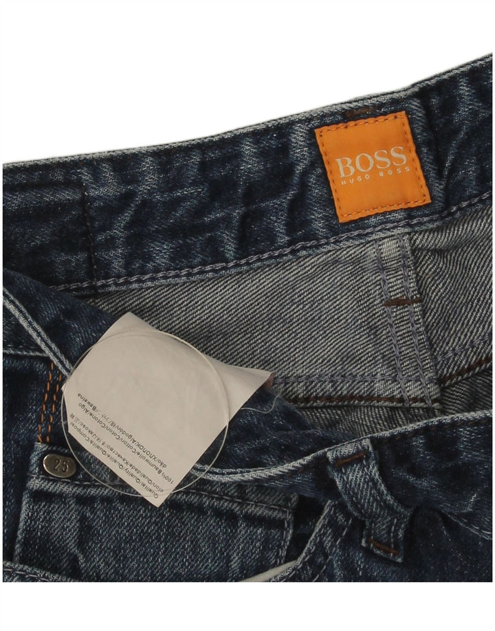 Hugo Boss Jean droit W31 L34 bleu coton homme