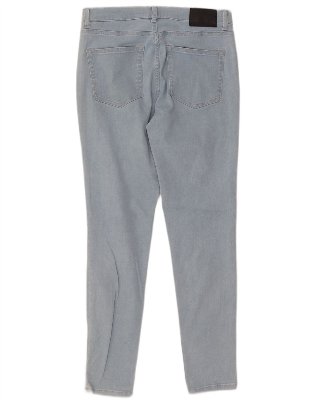 FRENCH CONNECTION Jean Slim Femme UK 12 Moyen W30 L28 Bleu Coton