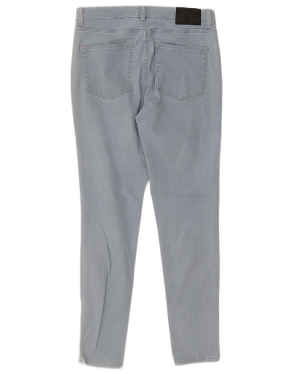 FRENCH CONNECTION Jean Slim Femme UK 12 Moyen W30 L28 Bleu Coton