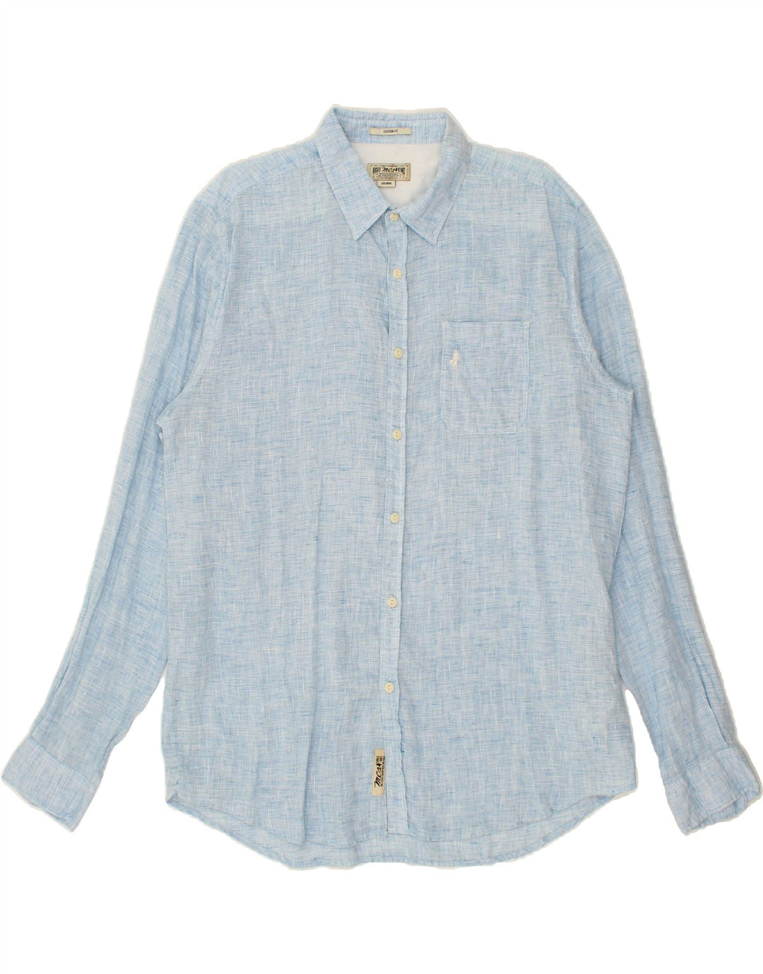 MARLBORO CLASSICS Chemise sur mesure pour homme 2XL Bleu Lin