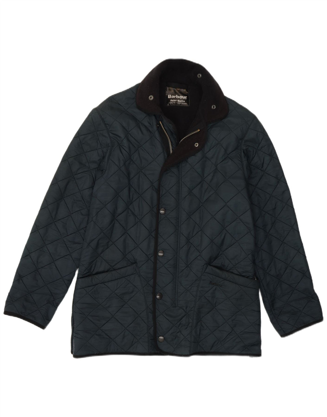 Barbour Veste matelassée pour hommes UK 38 Polyester bleu marine moyen