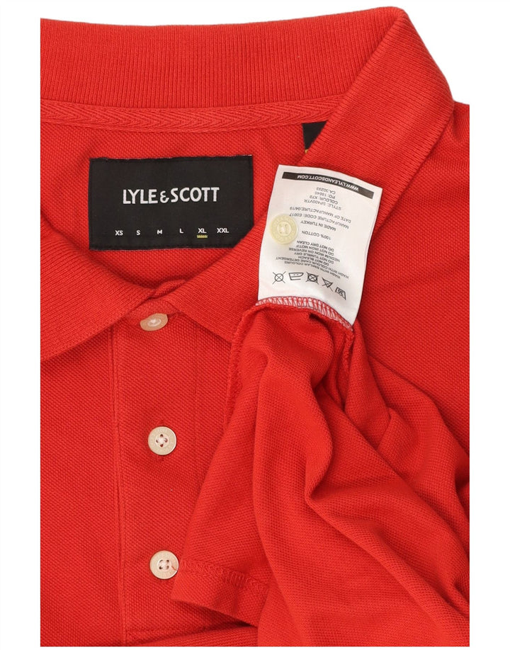 Lyle & Scott Polo Homme XL Rouge Coton