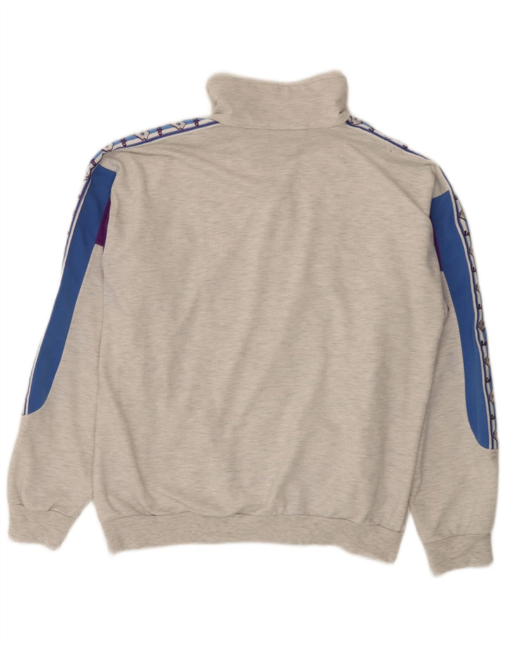 Lotto Veste de Survêtement Graphique pour Homme Grand Gris Colorblock