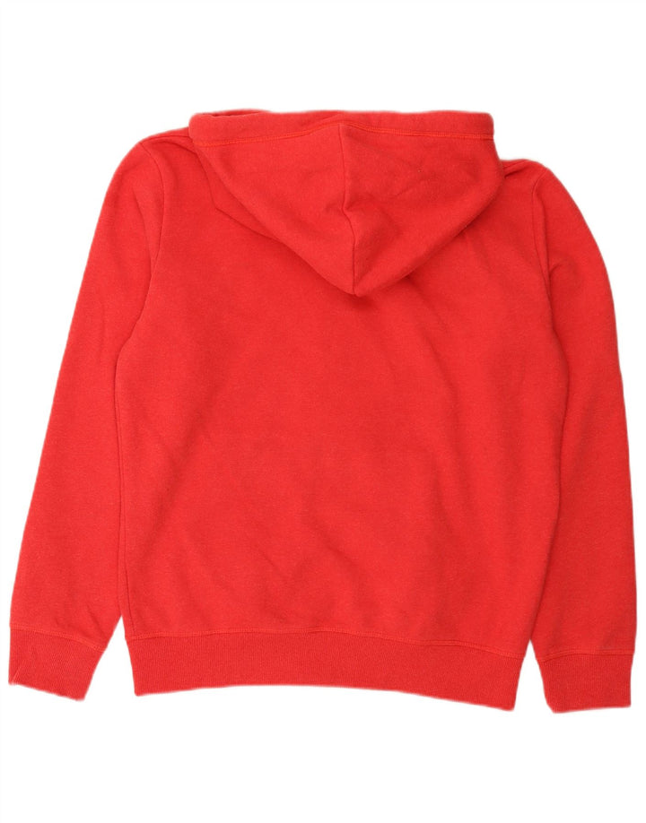 Superdry Pull à capuche zippé pour homme en coton rouge Large
