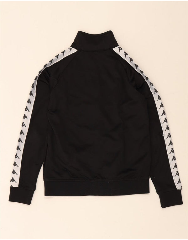Kappa Veste de Survêtement Graphique Garçon 13-14 Ans Noir Colorblock