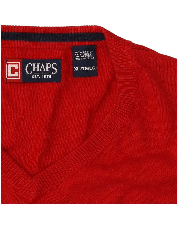 Chaps Débardeur Homme XL Rouge Coton
