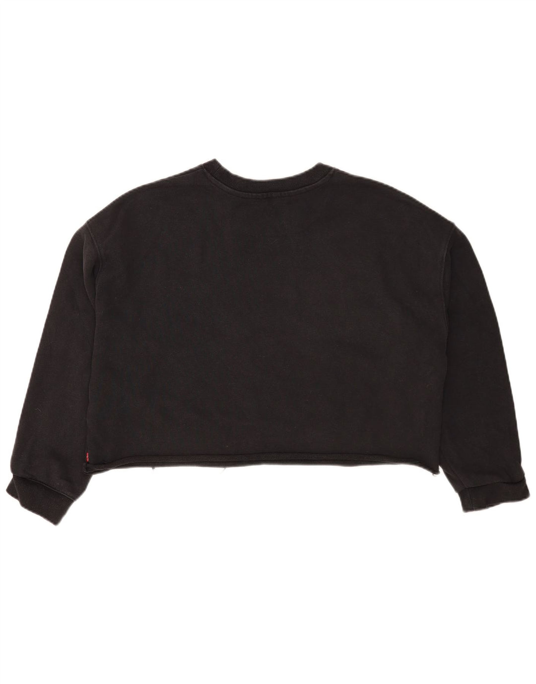 Levi's Sweat-shirt court surdimensionné pour femme UK 16 Large Gris Rayé