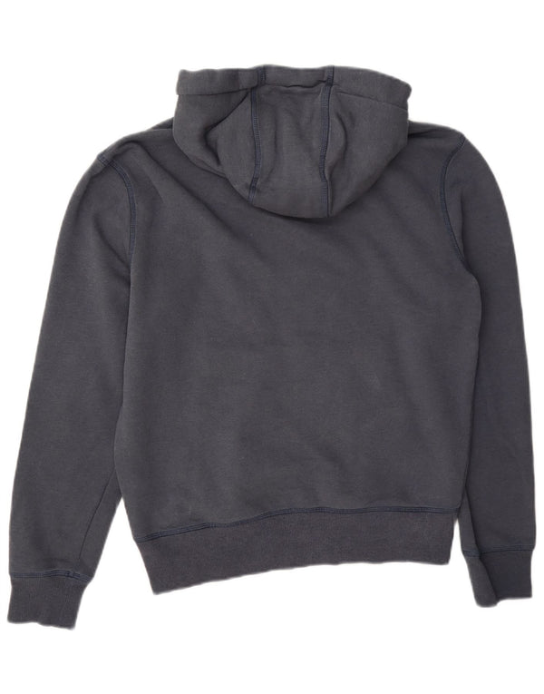 Crew Clothing Pull à capuche pour homme en coton bleu marine Petit