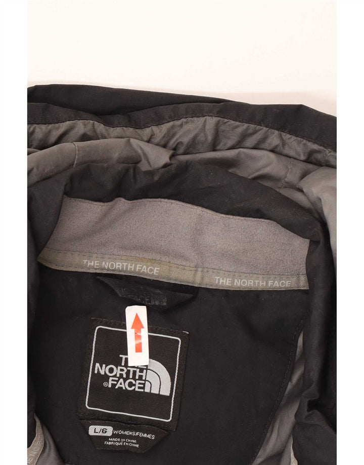 The North Face Veste imperméable à capuche pour femme UK 16 Large Noir