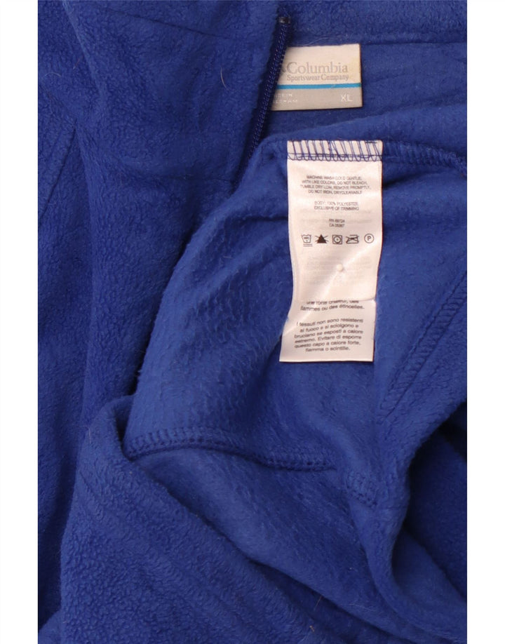 COLUMBIA Veste Polaire Femme UK 18 XL Bleu Polyester