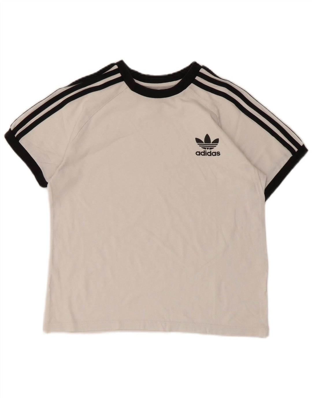 Adidas T-Shirt Top Garçon 11-12 Ans Blanc Moyen