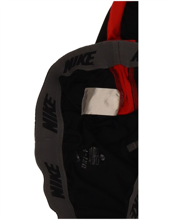 Nike Short de sport Dri Fit pour homme en polyester color block Noir Taille L