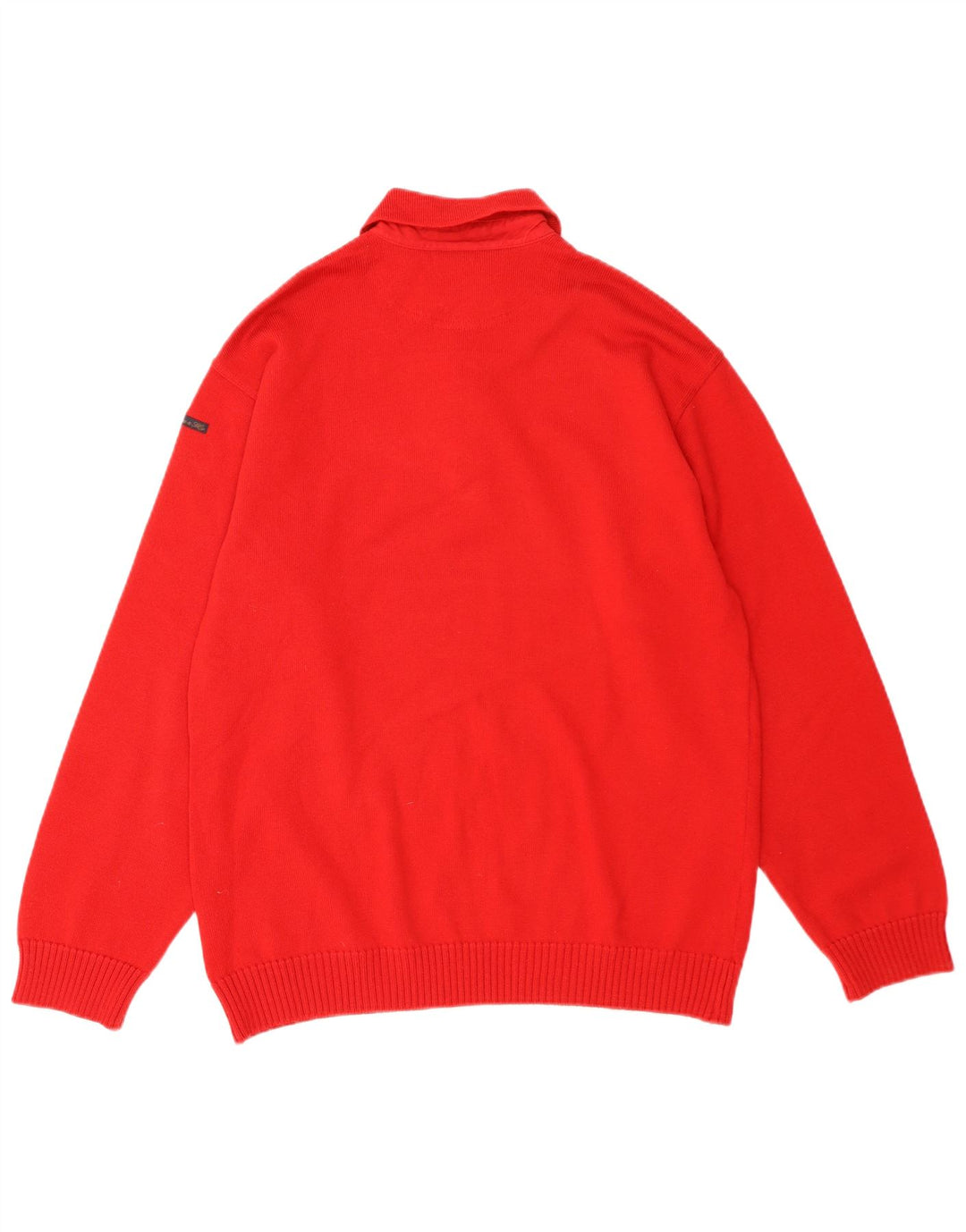 Sea & Sky Pull col polo homme XL laine rouge
