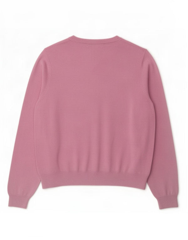 Marks & Spencer Pull Cardigan Femme UK 20 2XL Rose Viscose