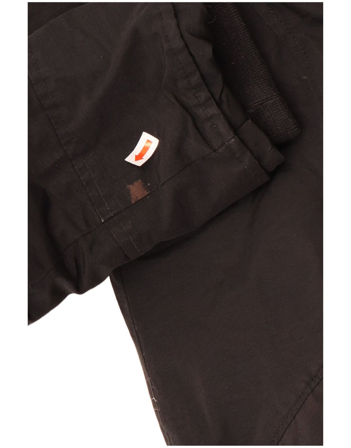 Woolrich Manteau rembourré à capuche pour femme UK 10 Small Noir Coton