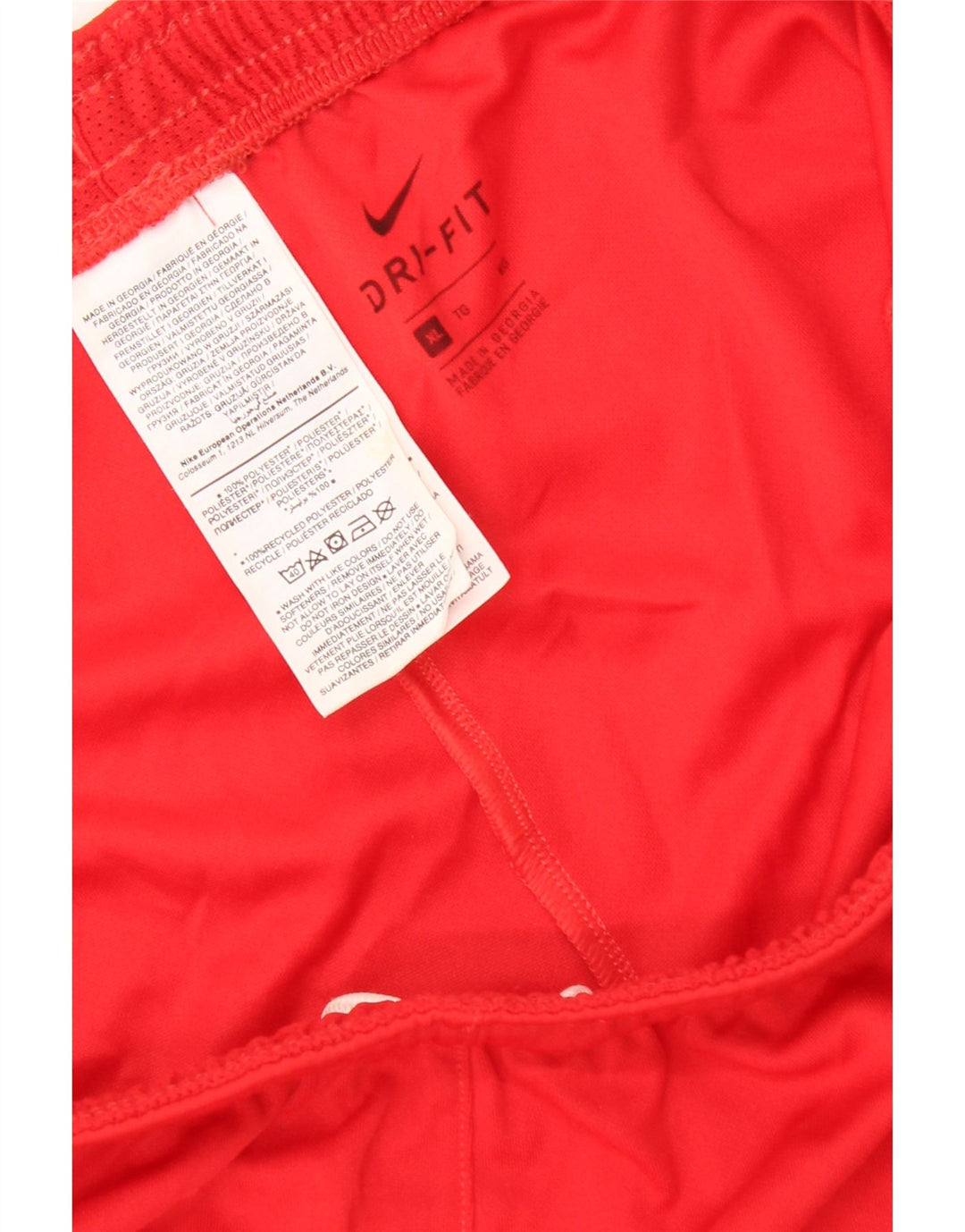 NIKE Short de sport Dri Fit pour homme XL Rouge Polyester