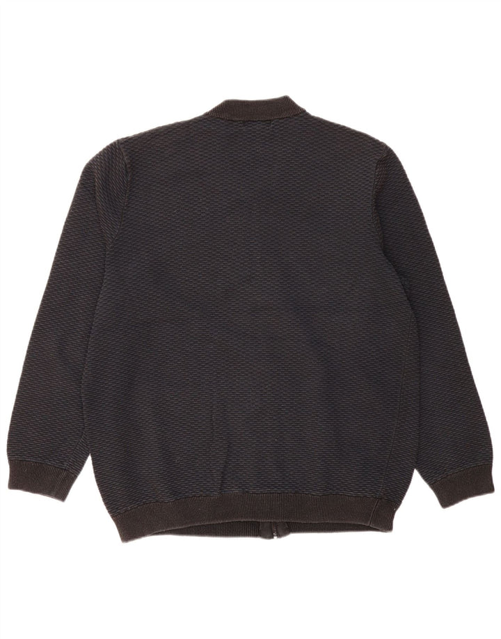 Marks & Spencer Cardigan entièrement zippé pour homme en coton noir 2XL