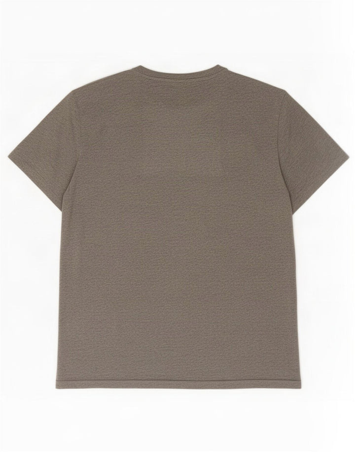 American Eagle T-Shirt graphique pour hommes, haut 2XL, gris, coton
