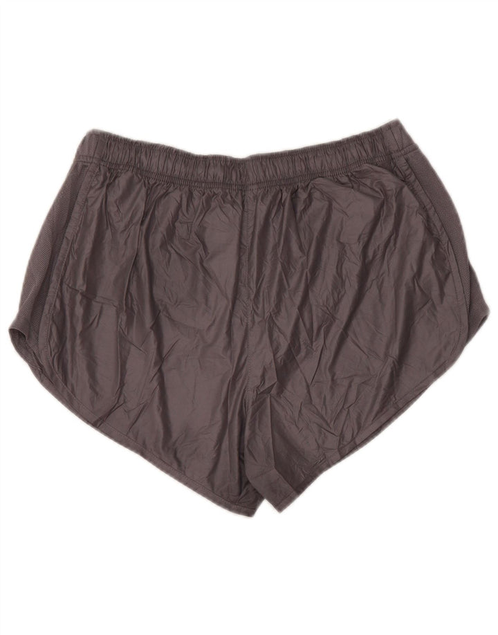 NIKE Short de sport Dri Fit pour femme UK 14 Large Gris