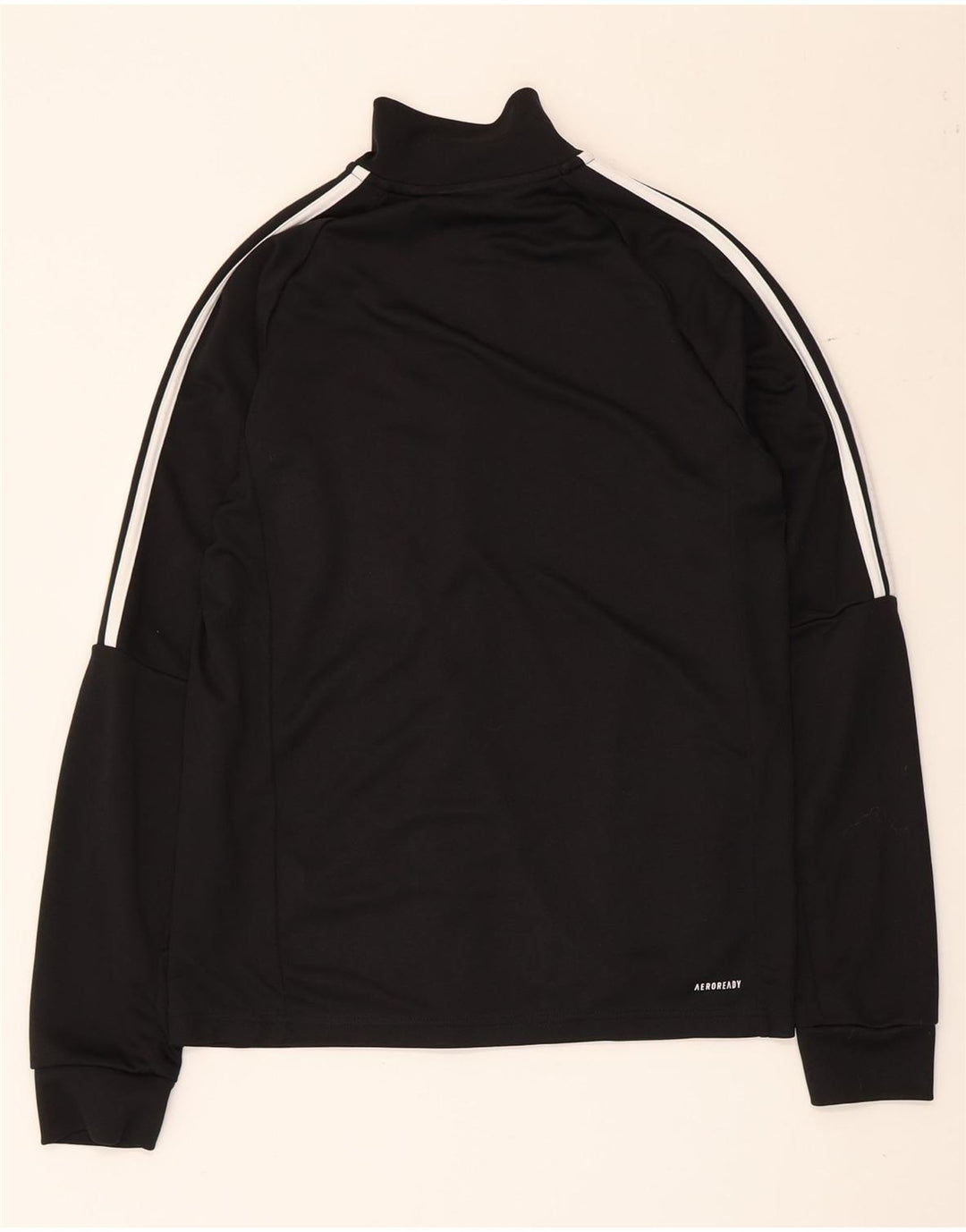 Adidas Hommes Aeroready Survêtement Top Veste UK 38/40 Moyen Noir Polyester