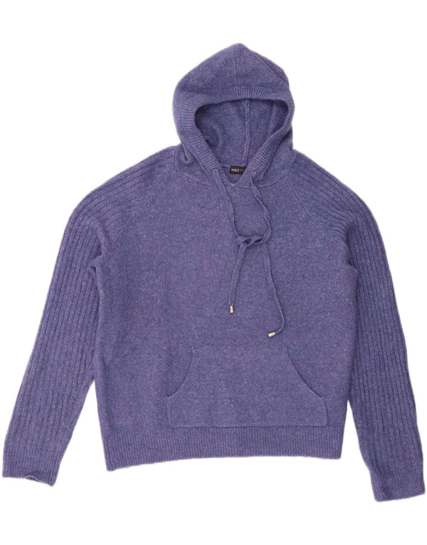 Marks & Spencer Pull à capuche surdimensionné pour femme UK 14 Violet moyen