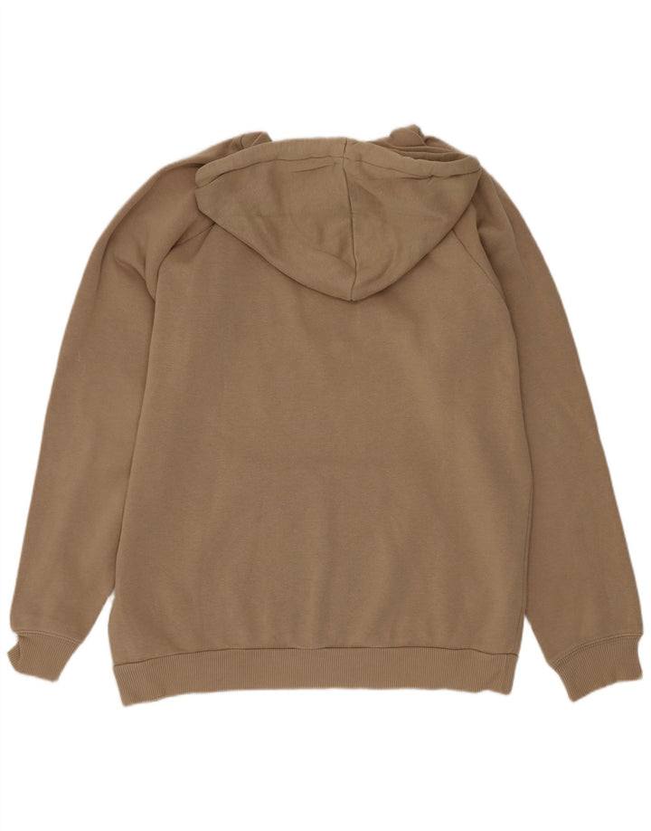 Adidas Pull à capuche graphique pour homme en coton beige moyen