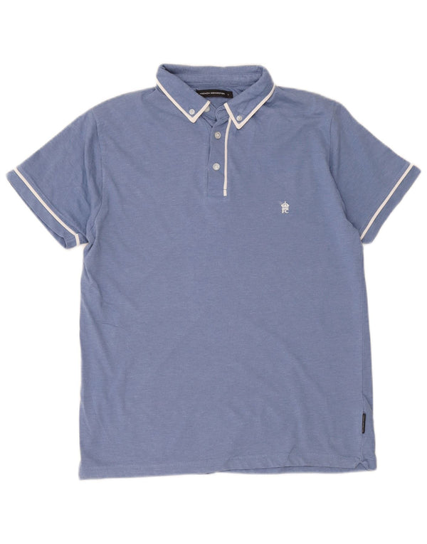 French Connection Polo Homme Grand Bleu Coton