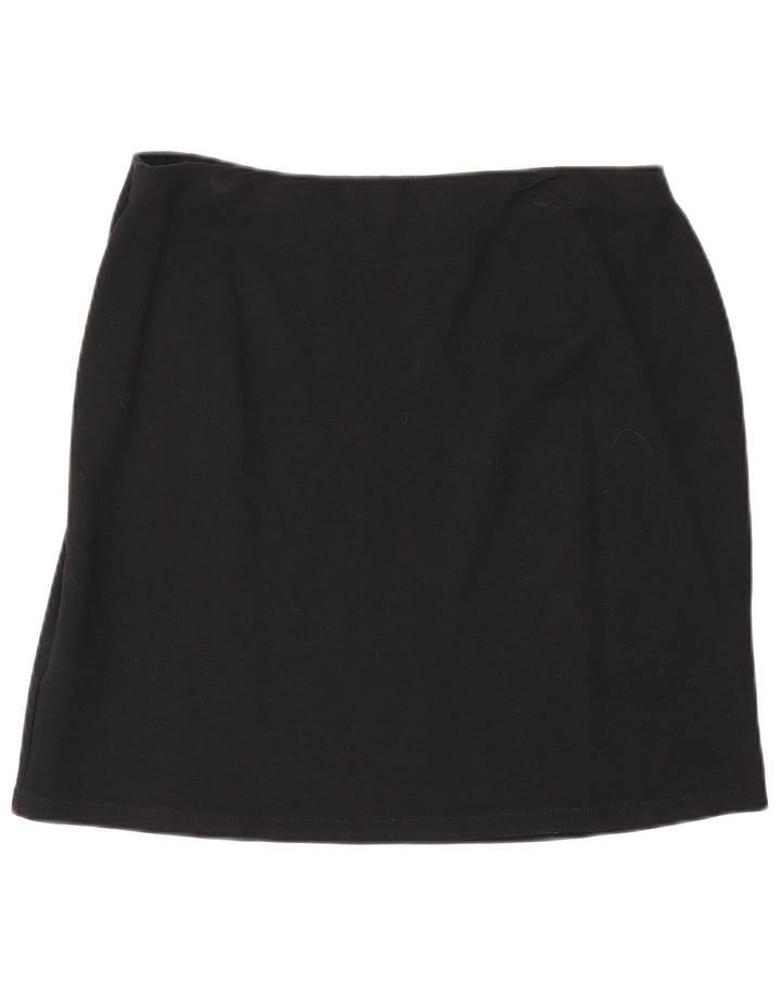 Marks & Spencer Mini-jupe femme UK 14 Large W30 Viscose noire