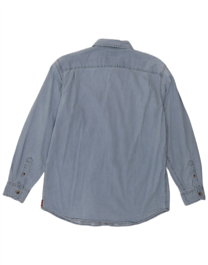 Wrangler Chemise en Jean Homme Grand Bleu