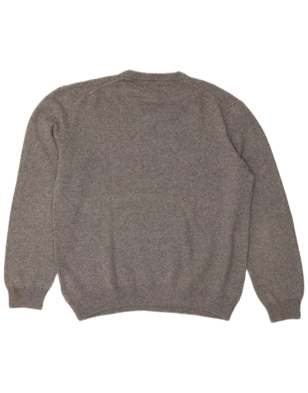 Marlboro Classics Pull col V pour homme 2XL Gris Laine