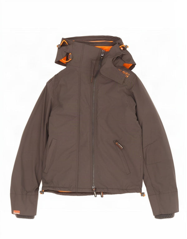 Superdry Veste coupe-vent graphique The Windcheater pour homme UK 40 Large Gris