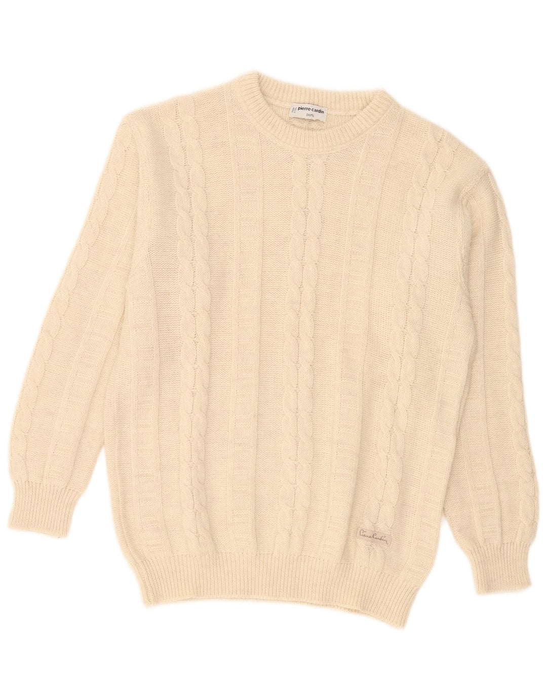 Pierre Cardin Pull col bateau pour homme Large Beige