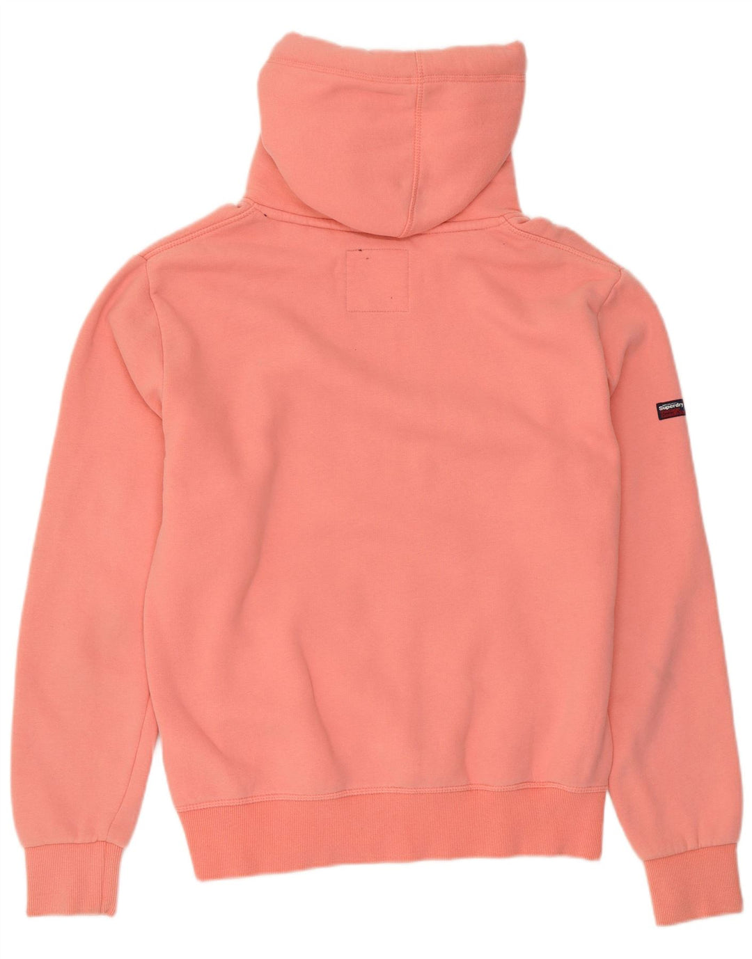 SUPERDRY Pull à capuche graphique pour hommes, grand coton rose