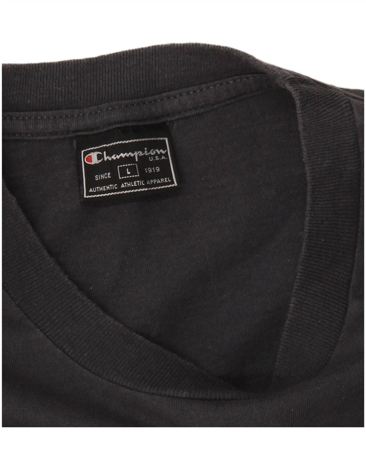 CHAMPION T-Shirt Homme Grand Gris