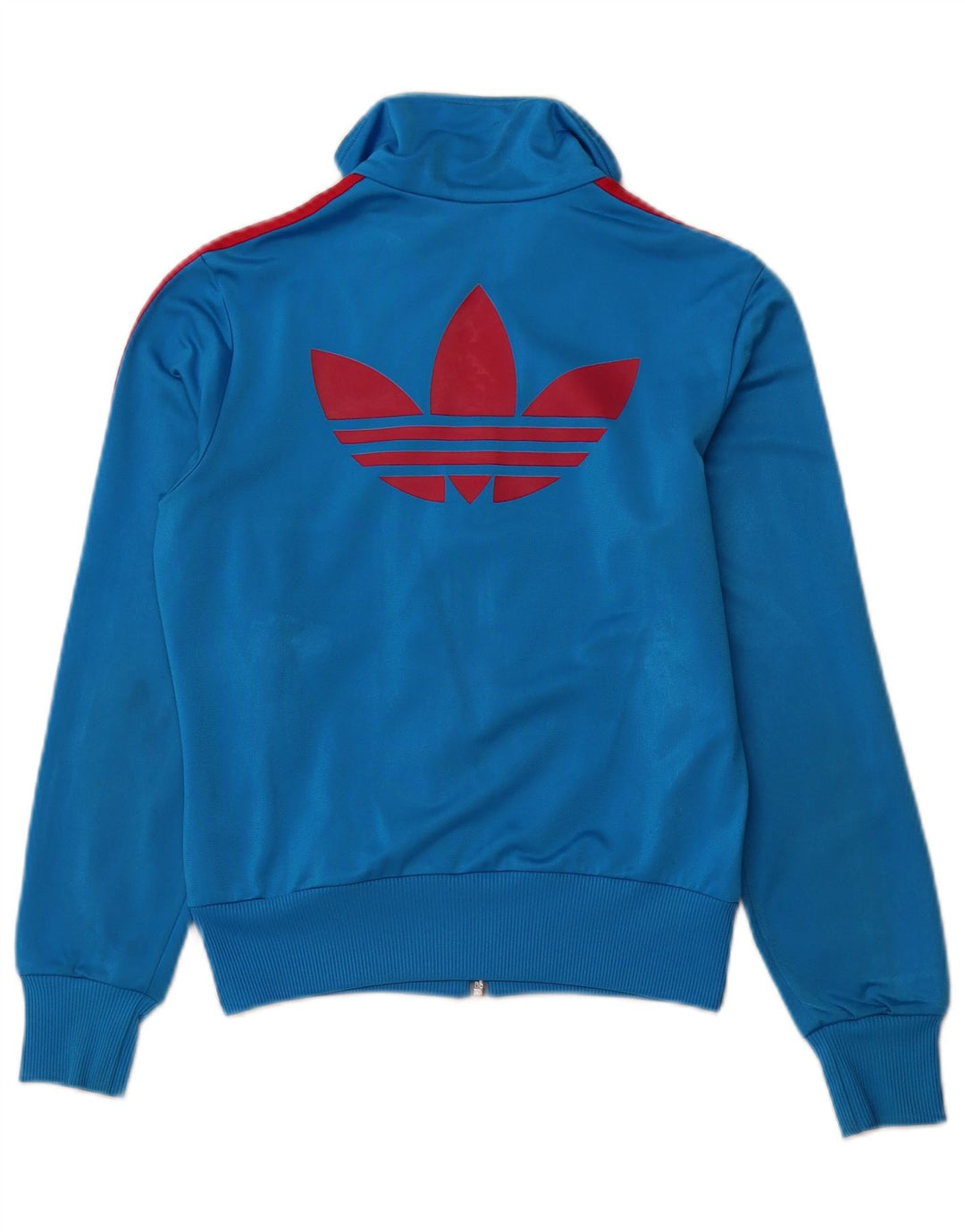 Adidas Veste de survêtement graphique pour femme EU 36 Petit Bleu Polyester
