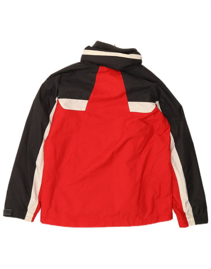 COLUMBIA Veste coupe-vent à capuche pour garçon 14-15 ans Rouge Colourblock