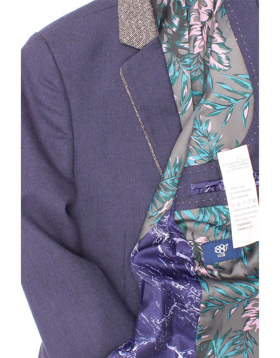 JP 1880 Veste Blazer 2 Boutons Garçon 4-5 ans Bleu Marine Polyester