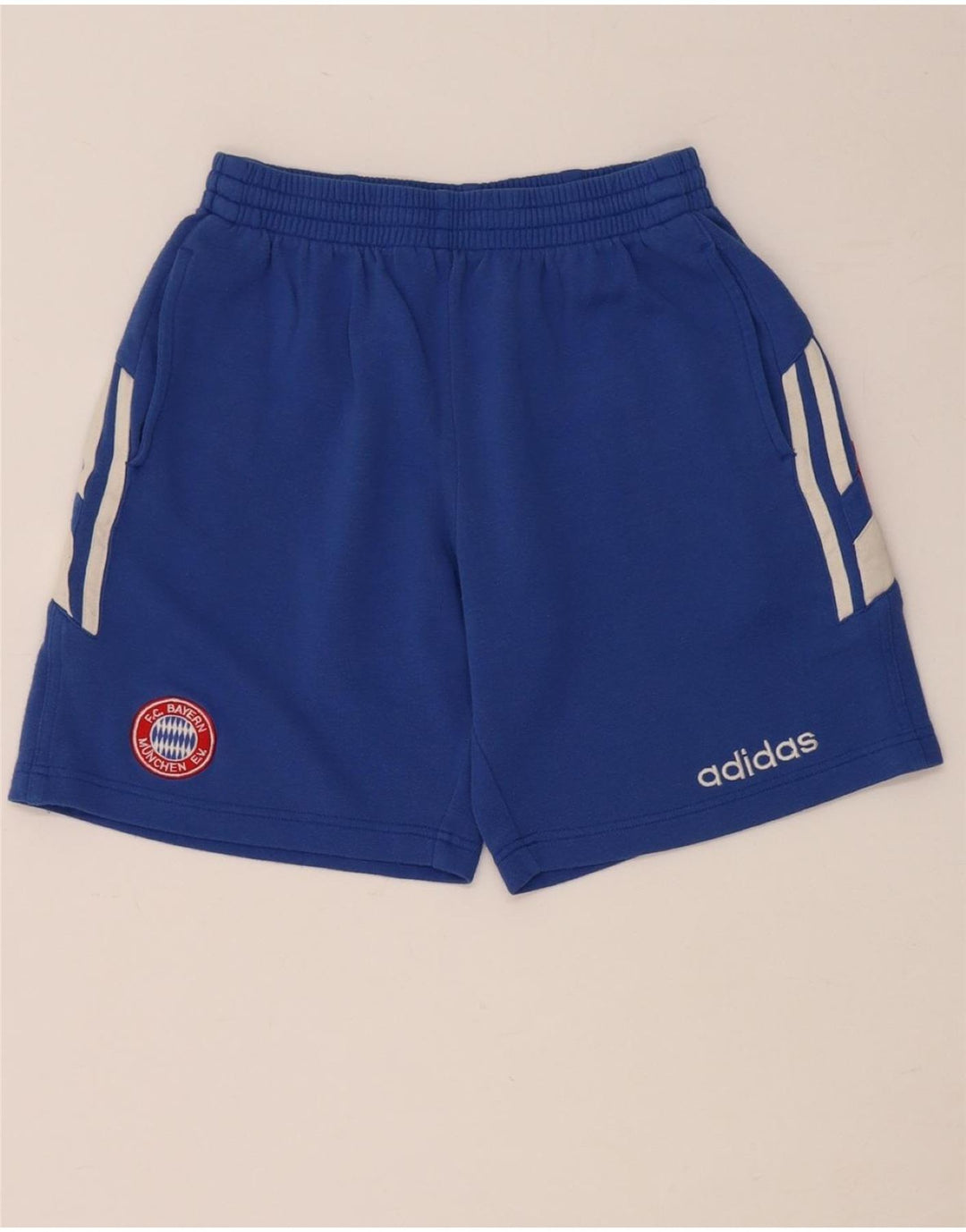 ADIDAS Short de Sport FC Bayern Munchen Garçon 15-16 Ans Bleu Colorblock