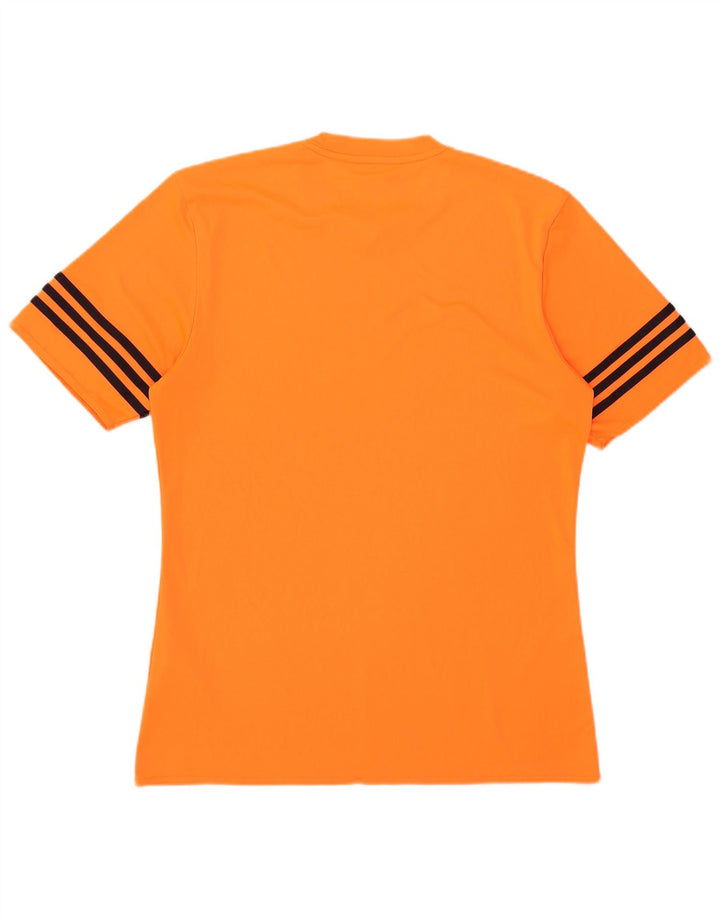 Adidas Homme Climalite T-Shirt Haut Orange Moyen Polyester