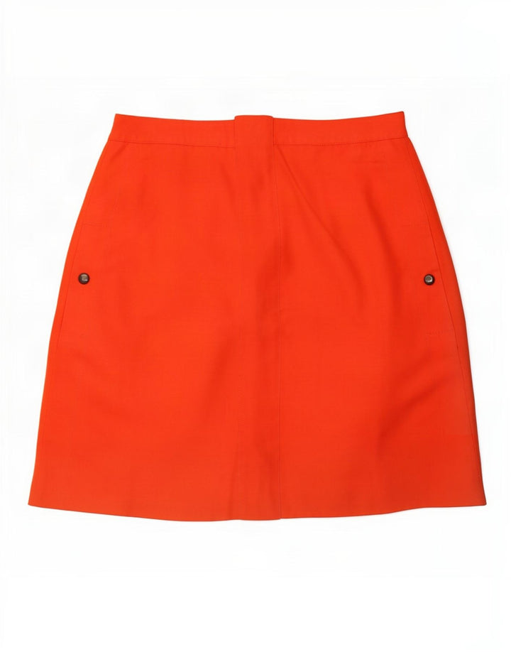 vintage Femme Mini Jupe Moyenne W28 Rouge