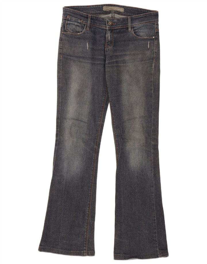 Zara Jean évasé pour femme EU 38 Small W28 L31 Bleu marine