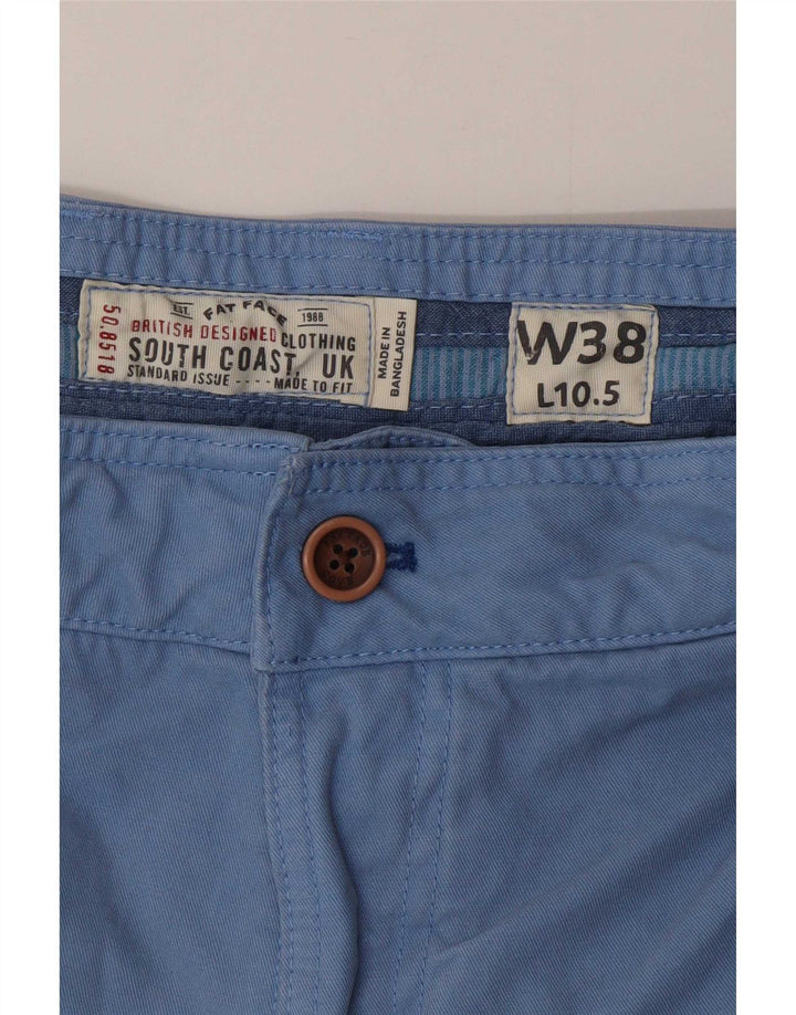 Fat Face Short Chino Homme W38 XL Bleu Coton