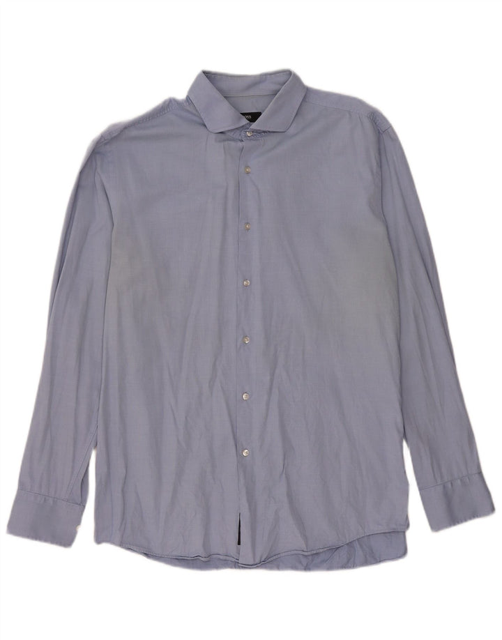 Hugo Boss Chemise slim fit pour homme Taille 43 17 XL Bleu