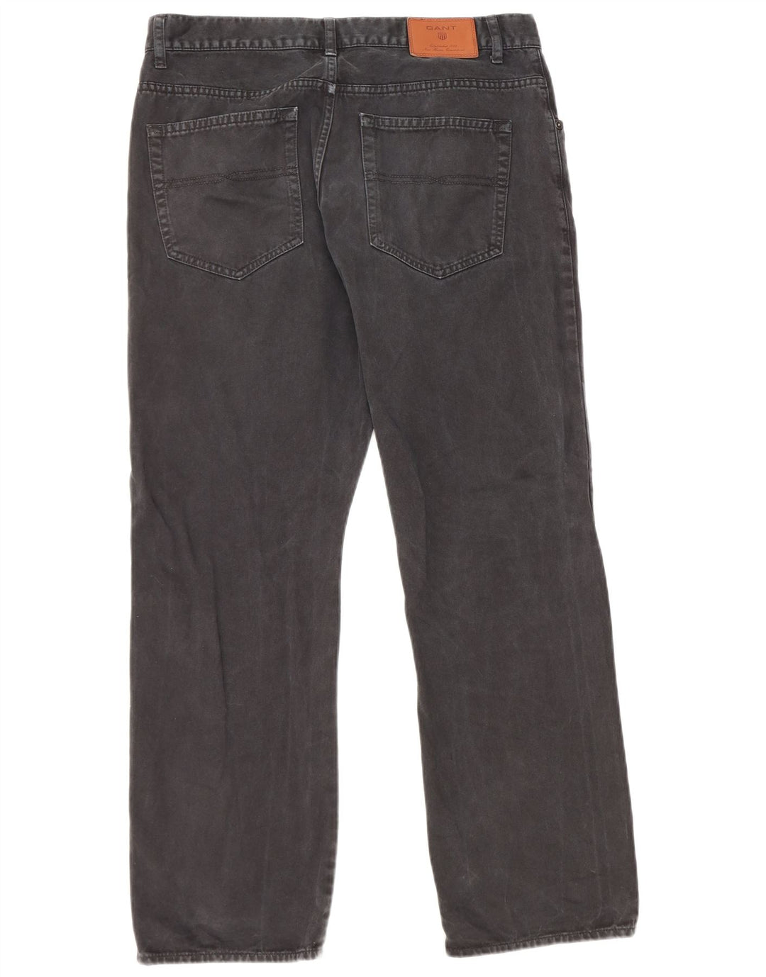 Gant Jean droit homme W34 L30 noir coton