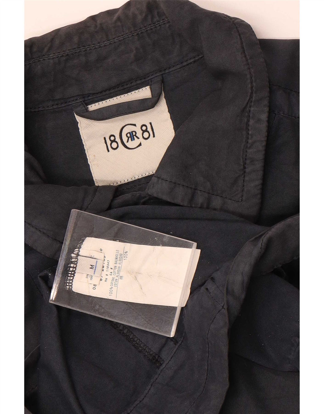Cerruti 1881 Veste Bomber Homme UK 38 Coton Gris Moyen