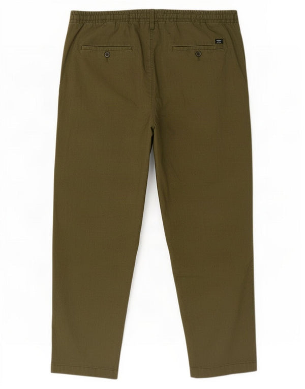 Superdry Pantalon Chino Droit Homme XL W38 L27 Lin Kaki