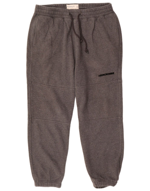Abercrombie & Fitch Pantalon de survêtement coupe décontractée pour homme Gris Taille L