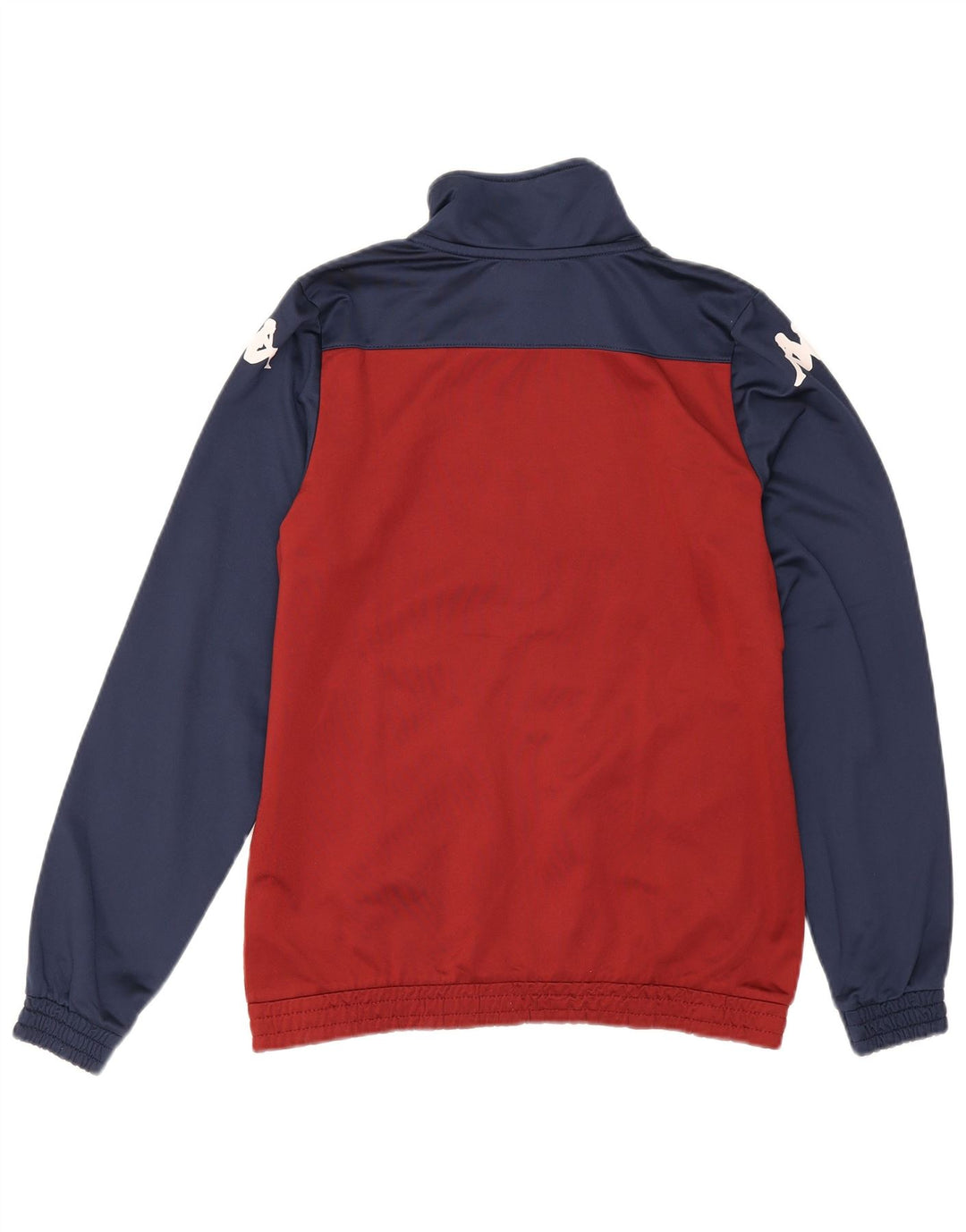 Kappa Veste de survêtement graphique pour homme Taille S Bordeaux Colorblock