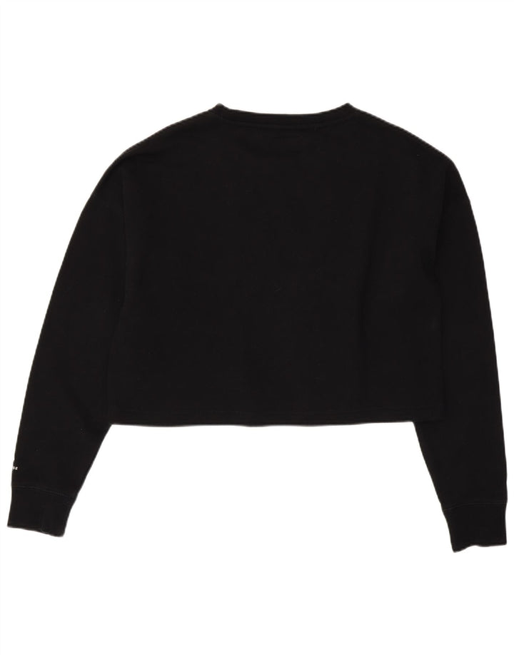 Converse Sweat-shirt oversize court graphique pour femme UK 14 Noir moyen