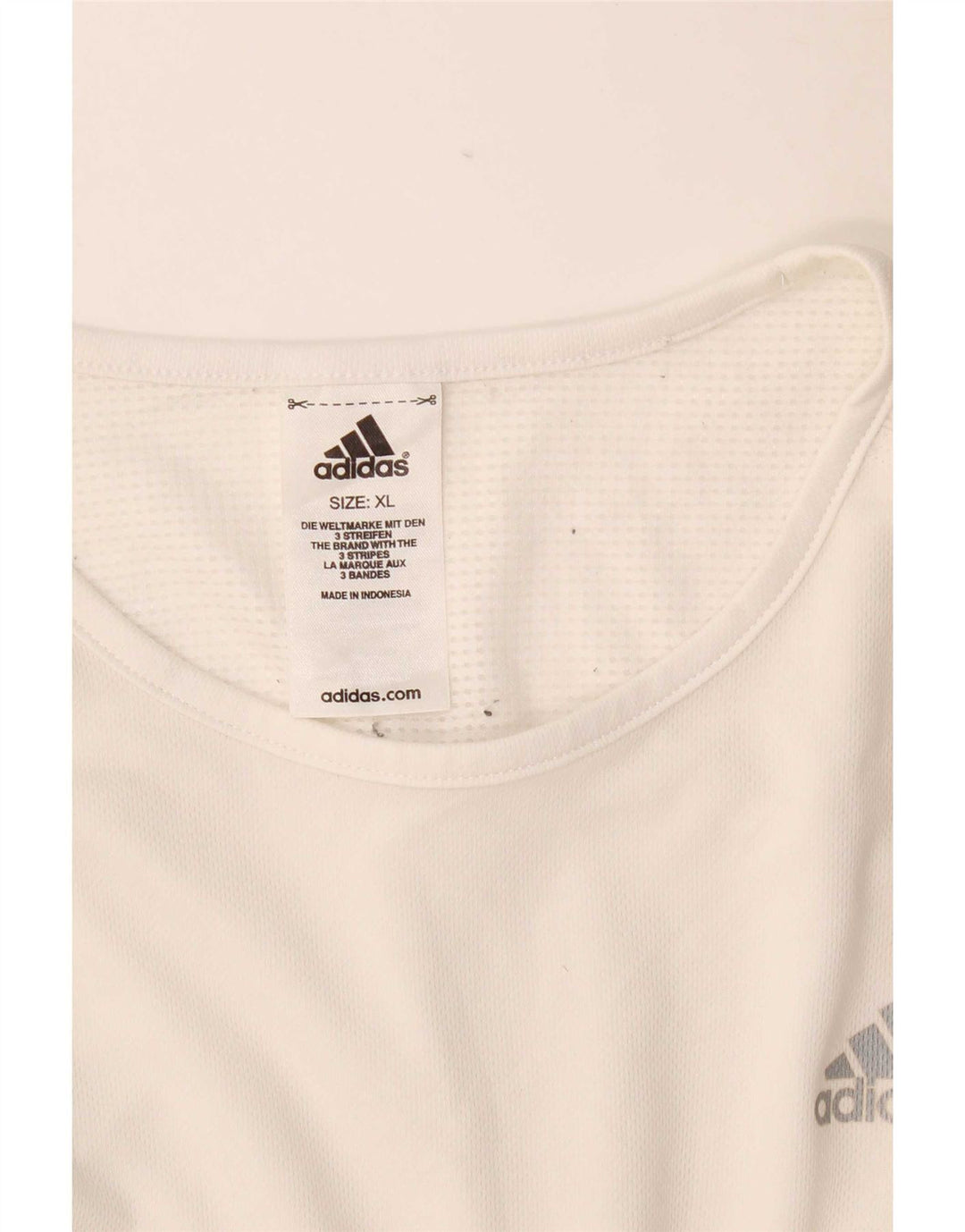 Adidas Débardeur Homme XL Blanc Polyester